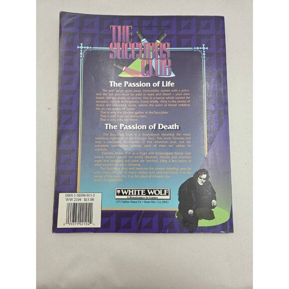 Succubus Club Of Life Devoured White Wolf WW2104 Softcover - Picture 5 of 14